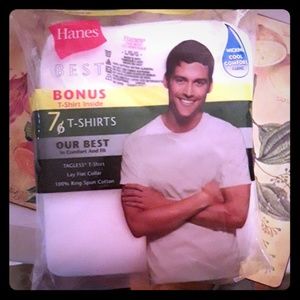 Hanes White shirts